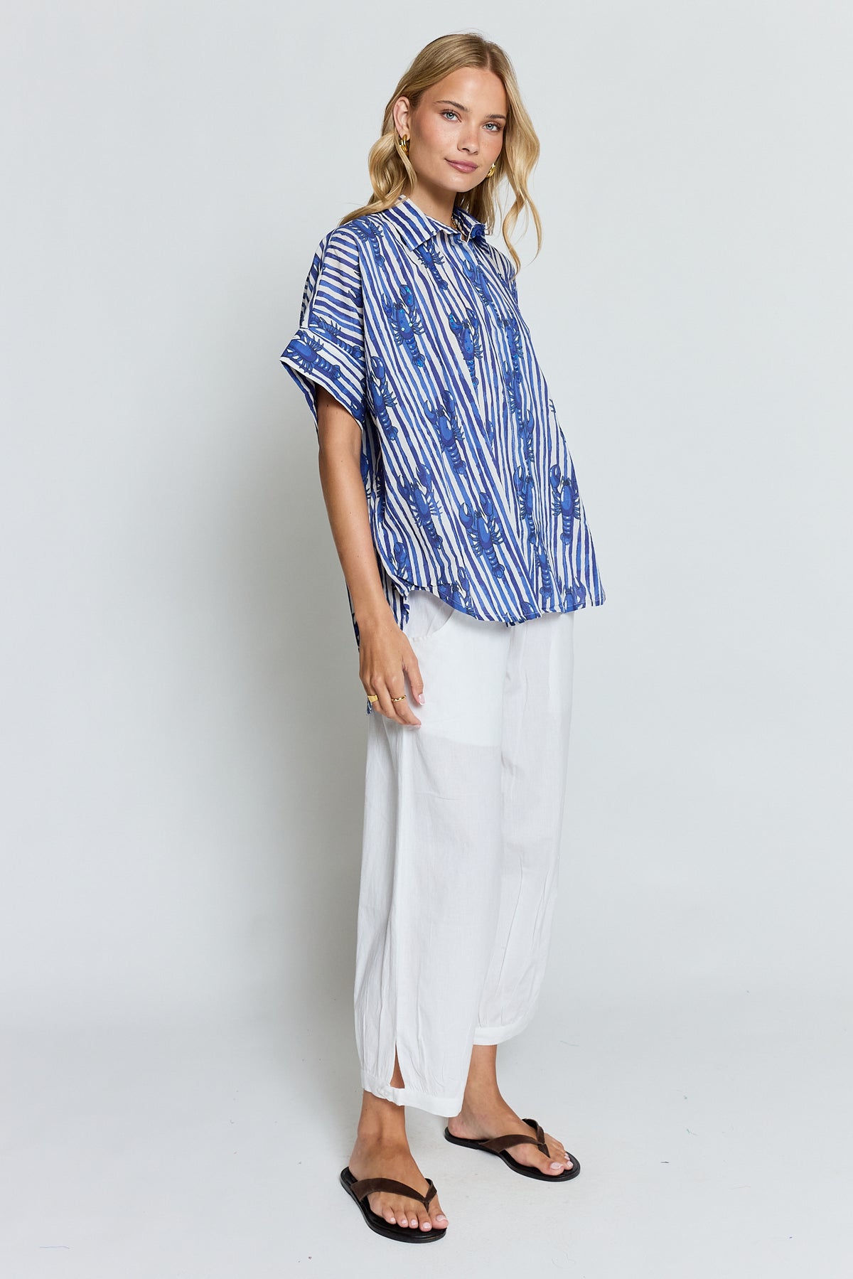 LulaLife Crayfish Shirt Ocean