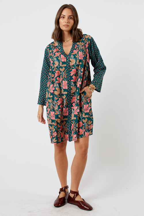 LulaLife Elija Button Dress
