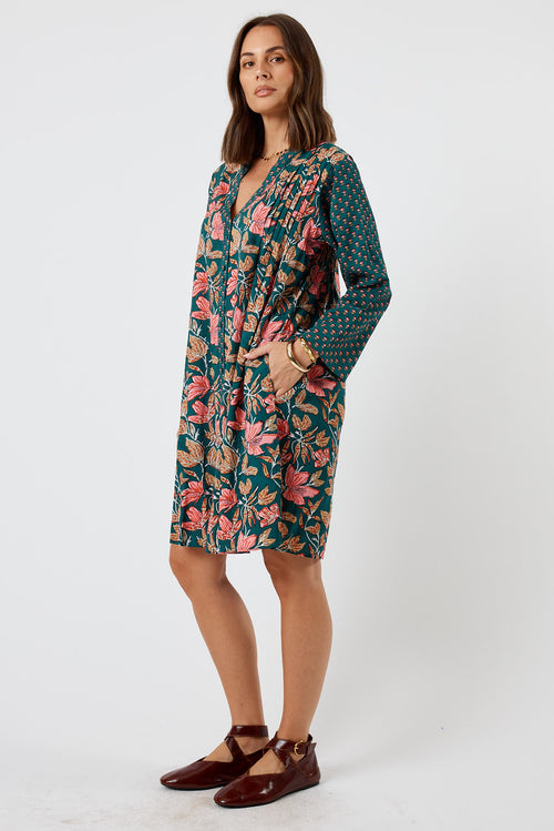 LulaLife Elija Button Dress
