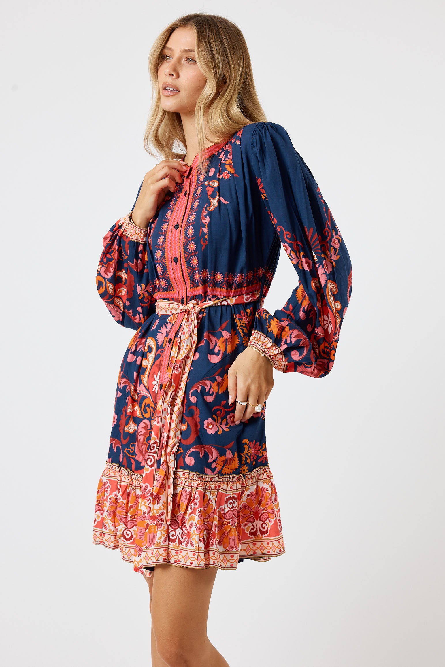 LulaLife Enid Dress Navy