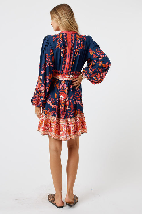 LulaLife Enid Dress Navy