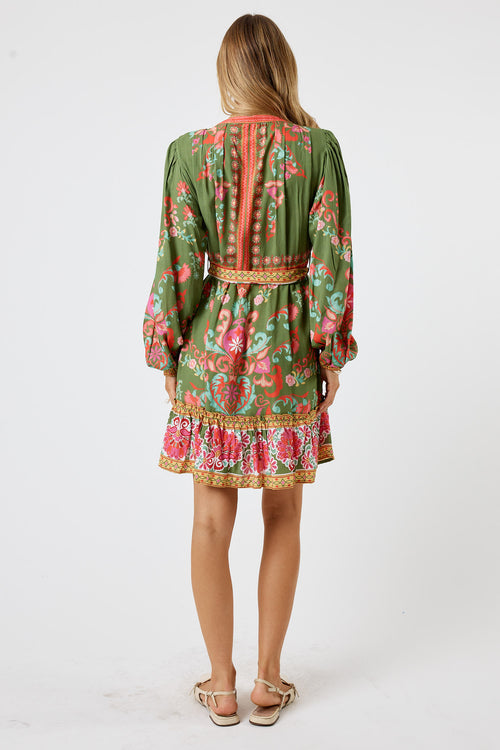 LulaLife Enid Dress Olive