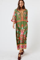 LulaLife Enid Midi Olive