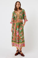 LulaLife Enid Midi Olive