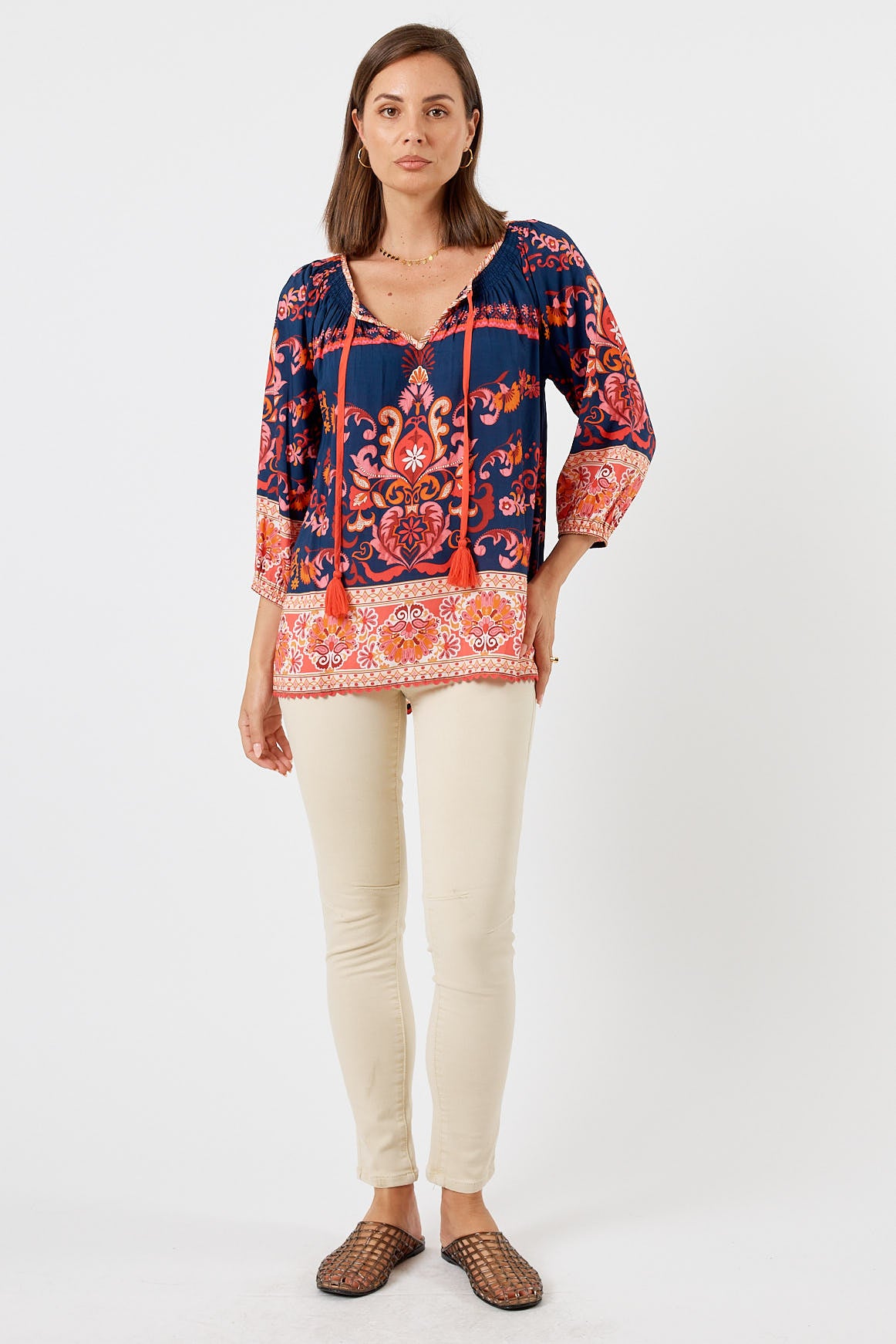 LulaLife Enid Top Navy