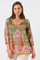 LulaLife Enid Top Olive