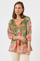 LulaLife Enid Top Olive