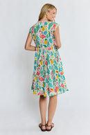PRE SALE | LulaLife Flamingo Tier Dress White
