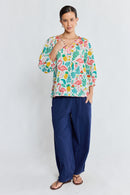 PRE SALE | LulaLife Flamingo Top White
