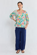 PRE SALE | LulaLife Flamingo Top White