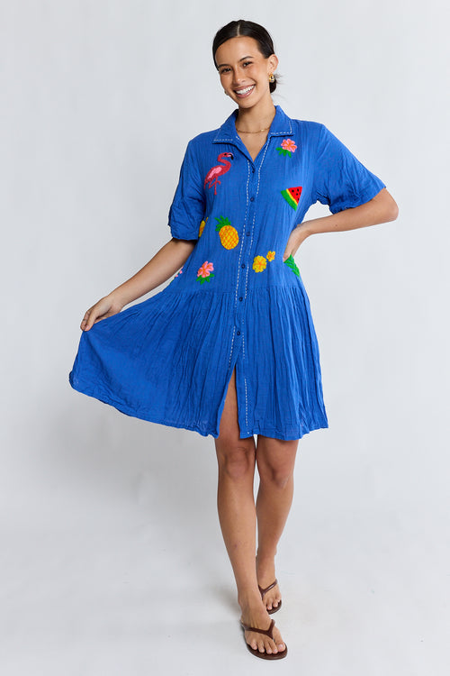 LulaLife Florida Dress Azure