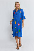 LulaLife Florida Kaftan Azure