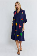 LulaLife Florida Kaftan Navy