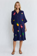 LulaLife Florida Kaftan Navy