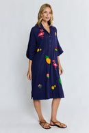 LulaLife Florida Kaftan Navy