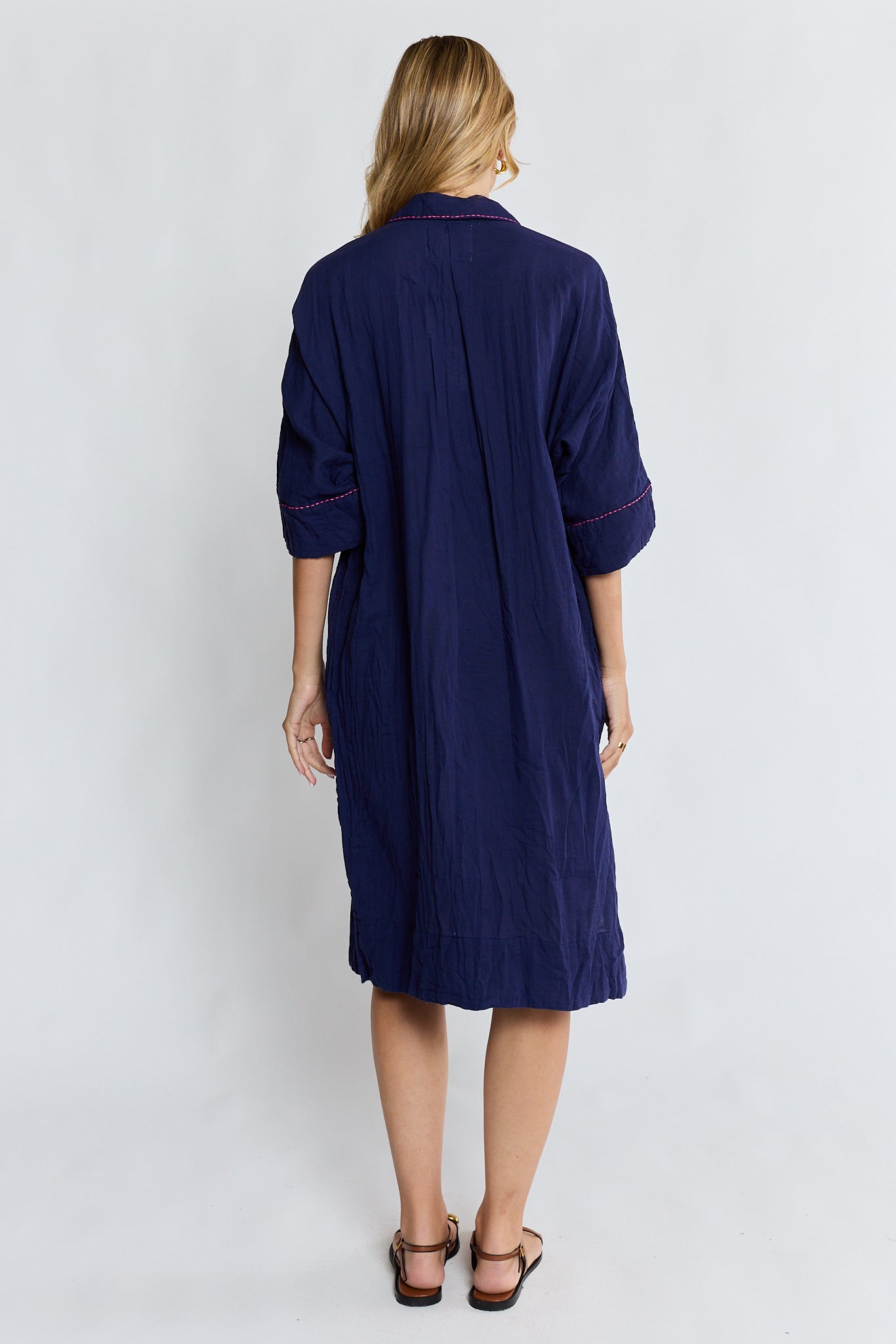 LulaLife Florida Kaftan Navy