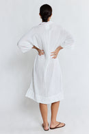LulaLife Florida Kaftan White