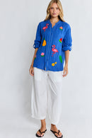 LulaLife Florida Shirt Azure