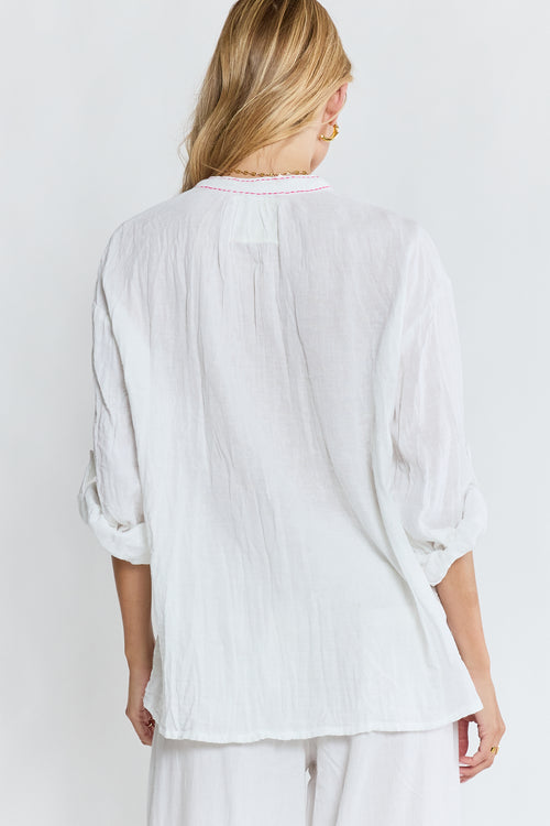 LulaLife Florida Shirt White