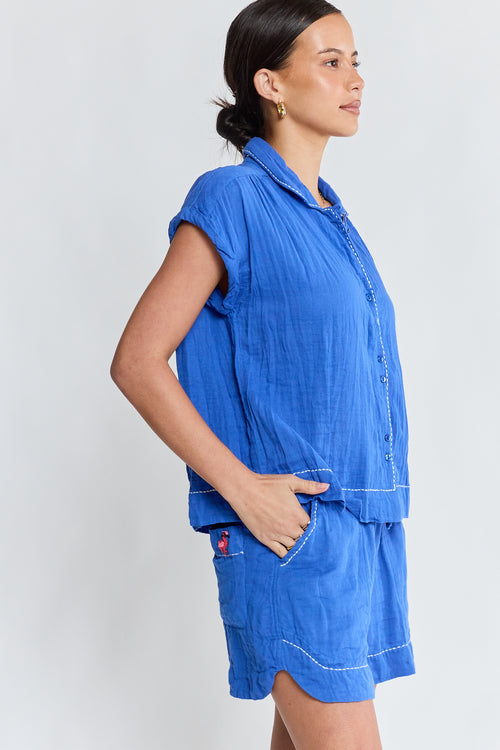 LulaLife Florida Top Azure