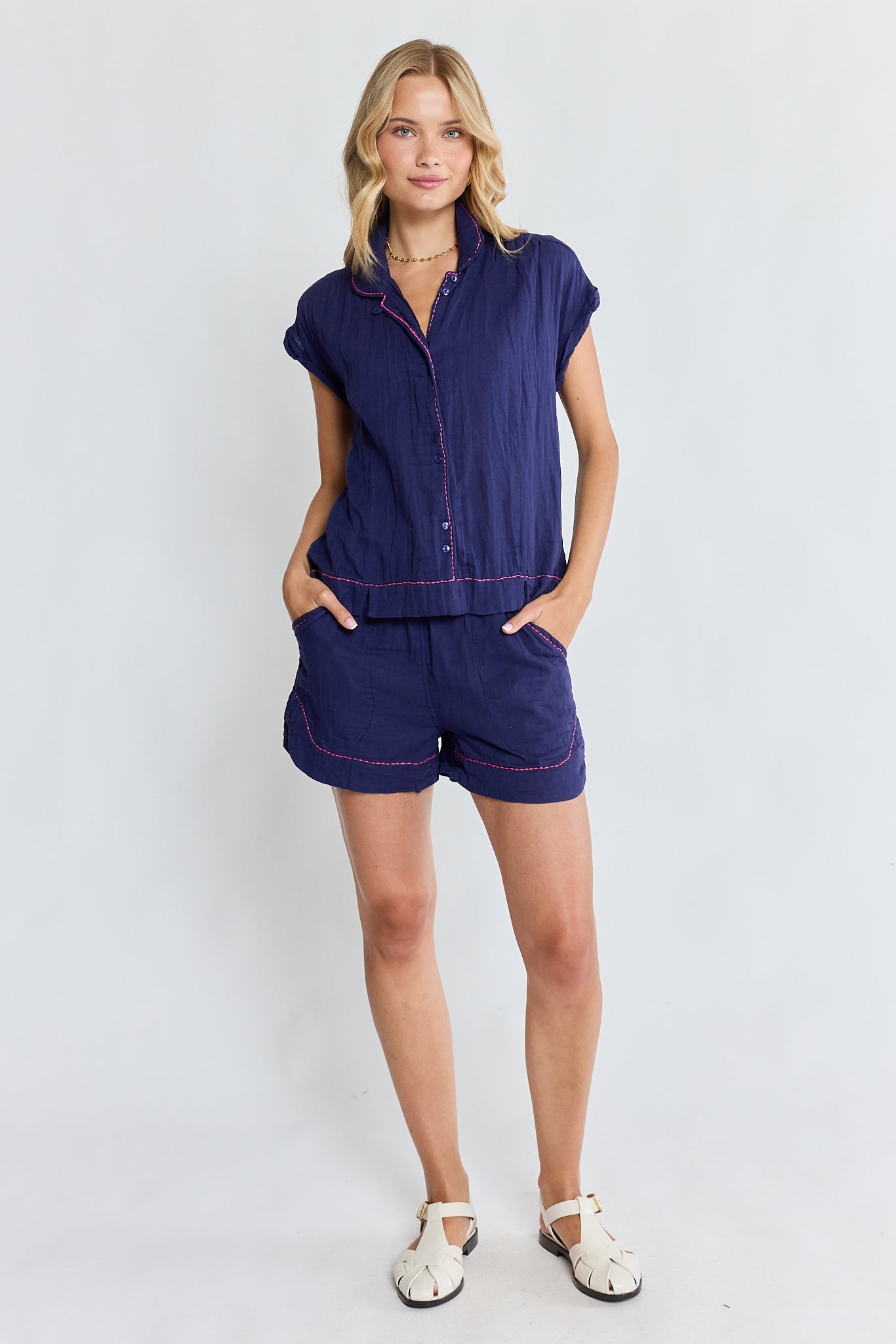 LulaLife Florida Top Navy