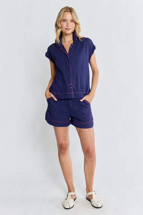 LulaLife Florida Top Navy