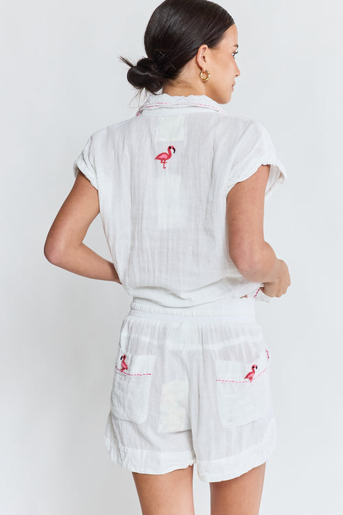 LulaLife Florida Top White
