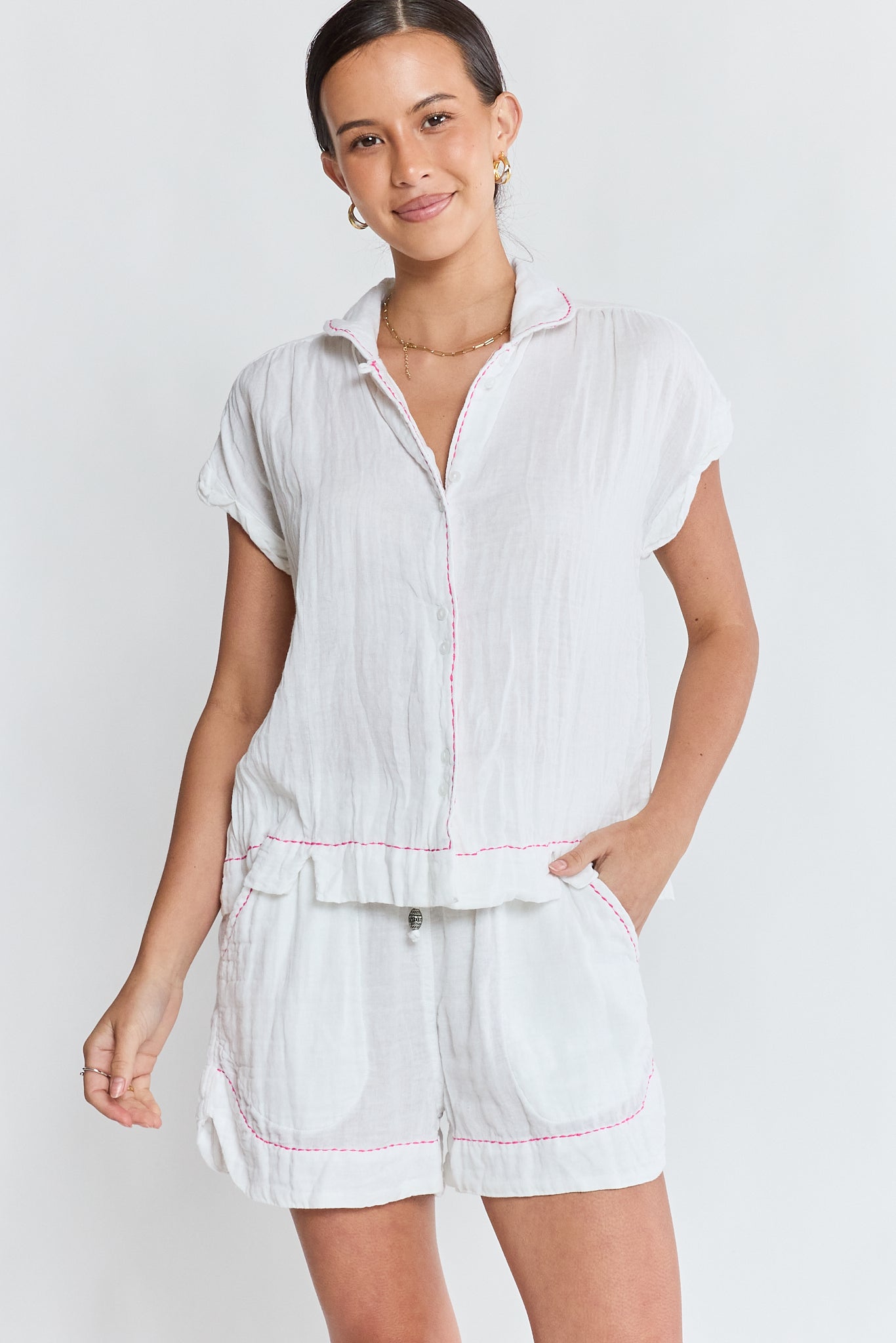 LulaLife Florida Top White