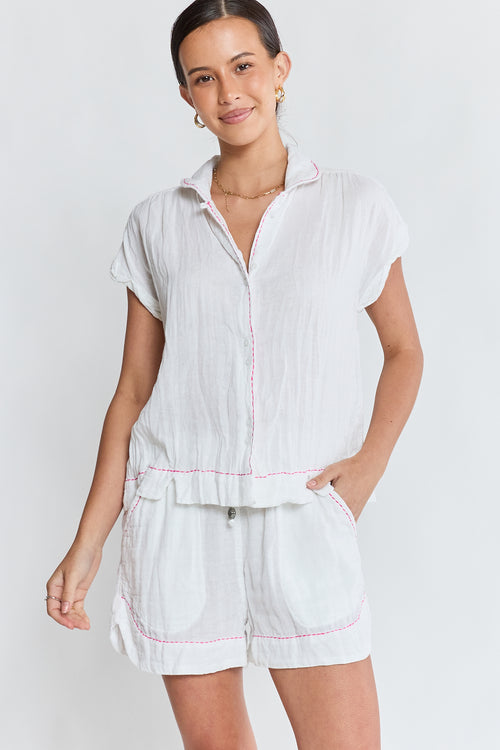 LulaLife Florida Top White