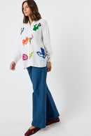 LulaLife Howdy Shirt White