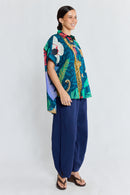 LulaLife Jungle Fever Shirt Navy