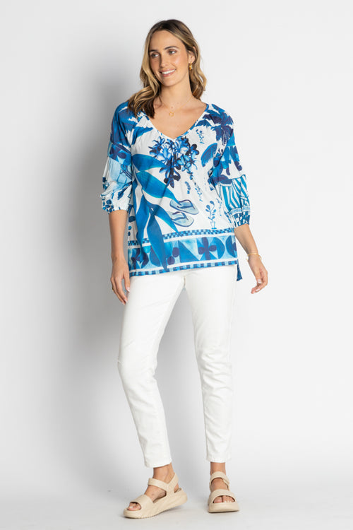 LulaLife Karasi Top White