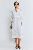 LulaLife Laverne Kaftan White