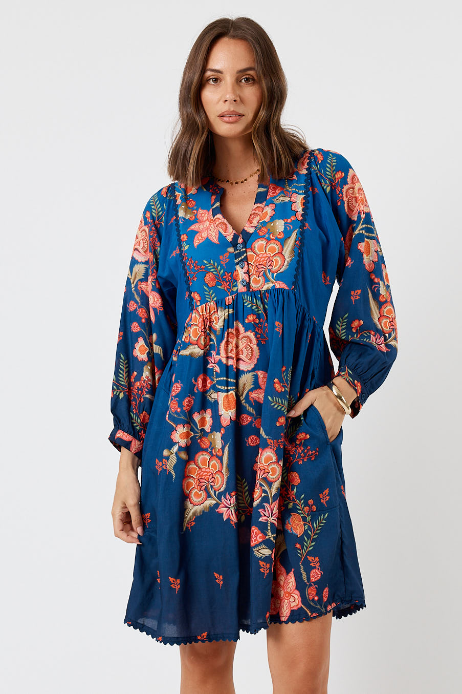 LulaLife Lovis Dress Ocean