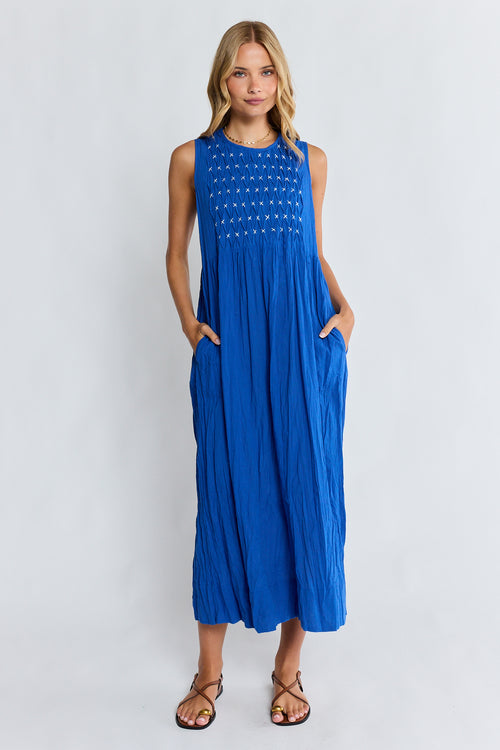 LulaLife Marilyn Maxi Azure
