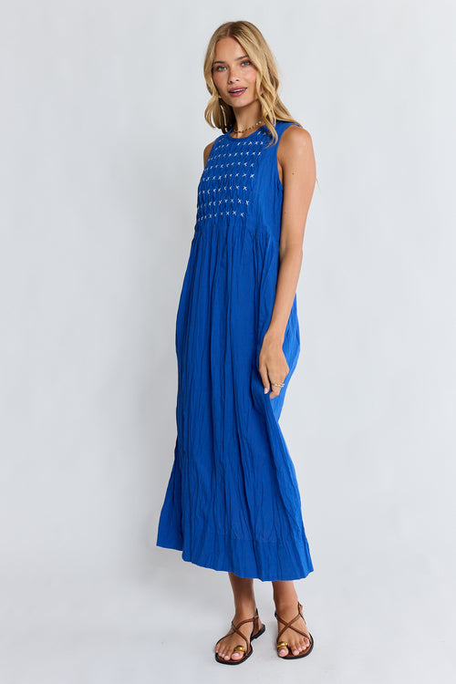 LulaLife Marilyn Maxi Azure