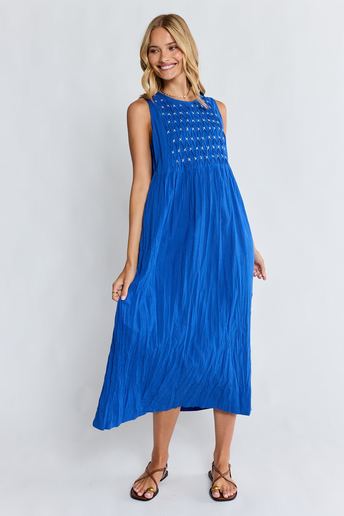 LulaLife Marilyn Maxi Azure