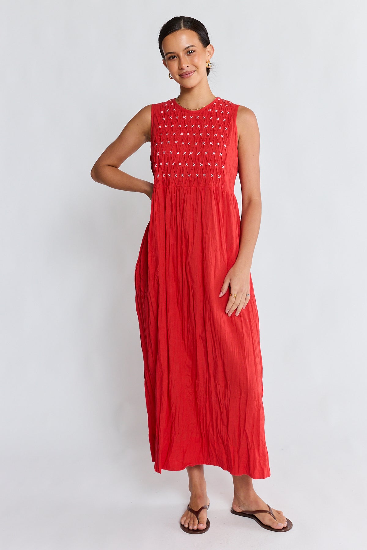 LulaLife Marilyn Maxi Red