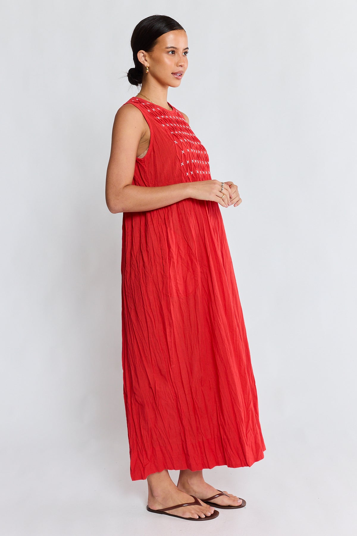 LulaLife Marilyn Maxi Red