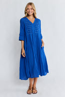 LulaLife Marilyn Midi Azure