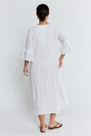 LulaLife Marilyn Midi White