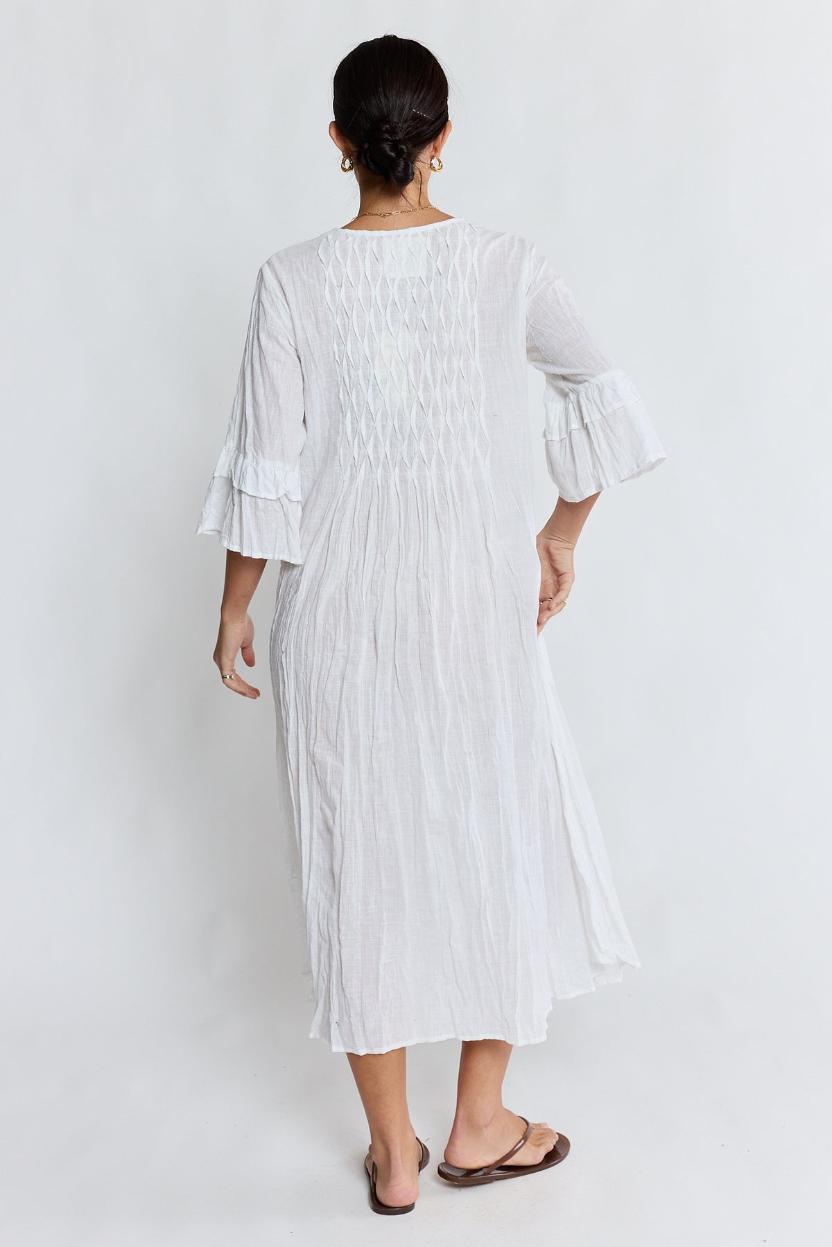 LulaLife Marilyn Midi White