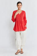 LulaLife Marilyn Shirt Red