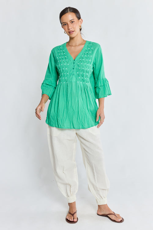 LulaLife Marilyn Shirt Sea