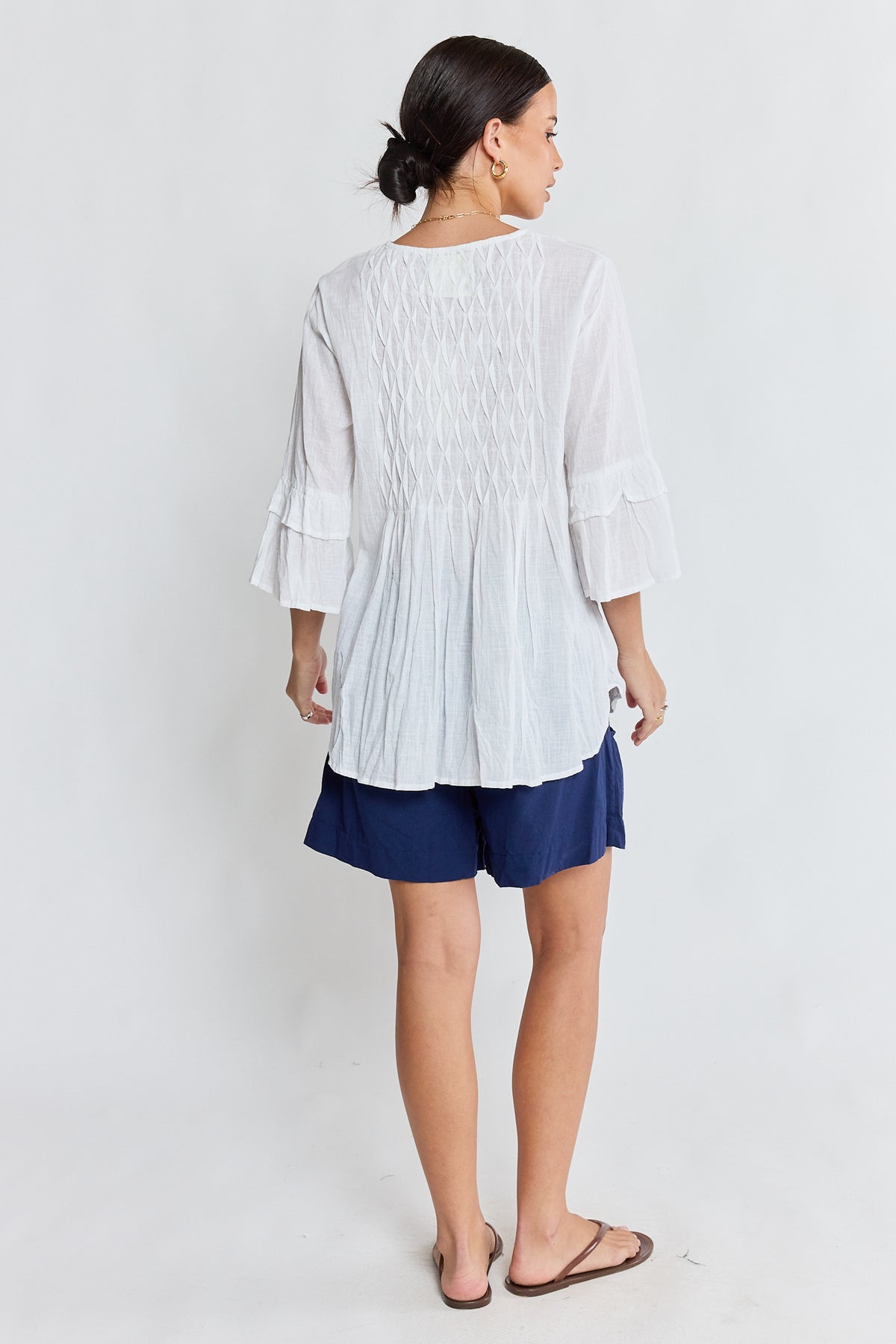 LulaLife Marilyn Shirt White