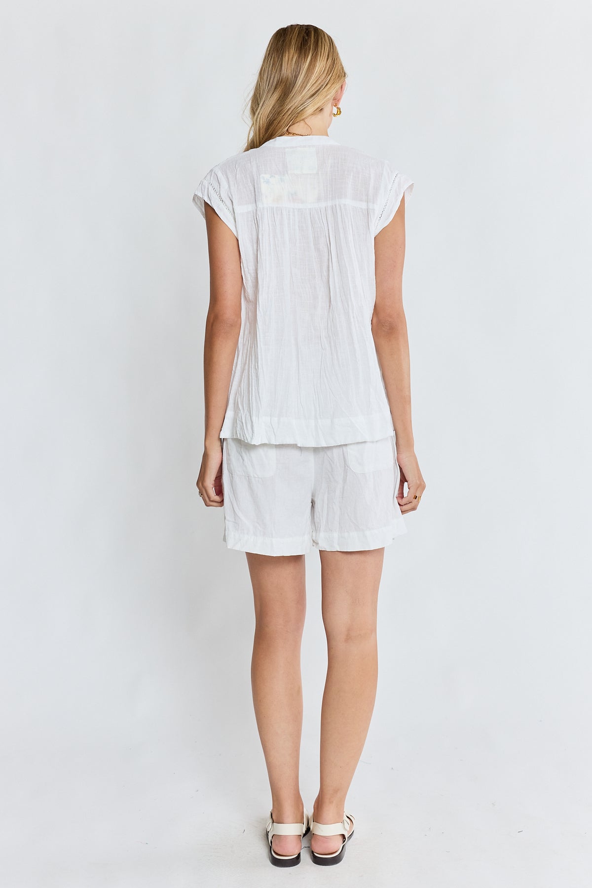 LulaLife Marilyn Top White