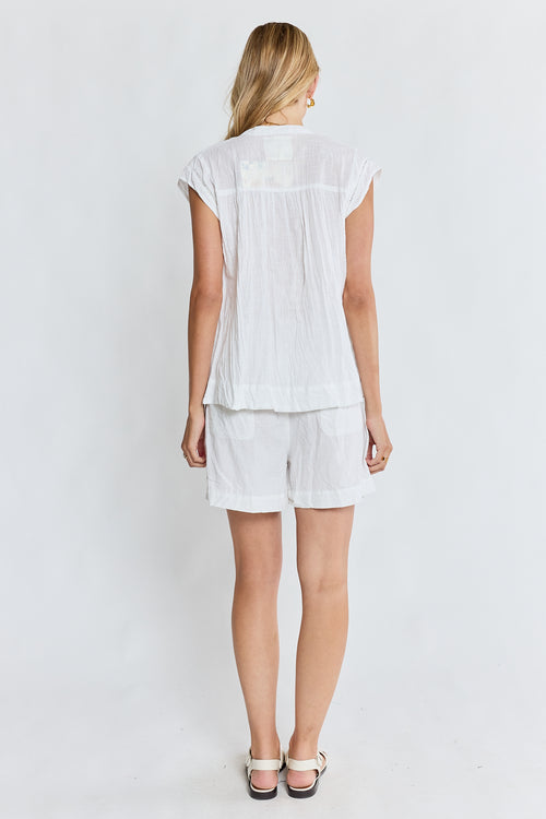 LulaLife Marilyn Top White