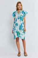 LulaLife Portofino Dress Lagoon