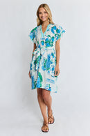 LulaLife Portofino Dress Lagoon
