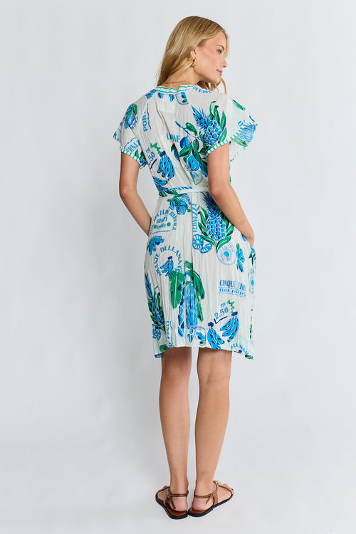 LulaLife Portofino Dress Lagoon